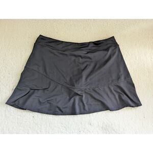 Tek Gear Skort Women’s Large Dry Tek Black Golf Casual SZ 16